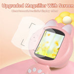 XM020A Digital Microscope for Kids 2.0 Inch IPS Color Screen Magnifier 4X Zoom LED Illumination STEM Learning Tool