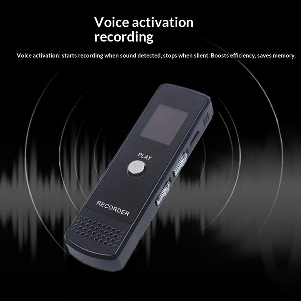 N36 8GB Digital Voice Recorder with A-B Repeat One-Click Recording Pen HD Noise Reduction