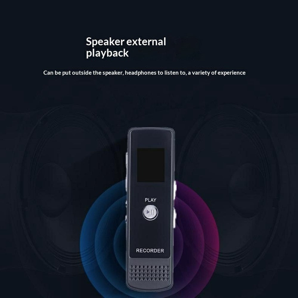 N36 8GB Digital Voice Recorder with A-B Repeat One-Click Recording Pen HD Noise Reduction