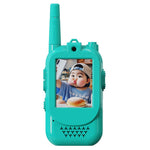 Video Walkie Talkie for Kids, 2-Pack, Real-Time Video Communication, Long Range 150-500m, Auto-Pairing, Voice Effects