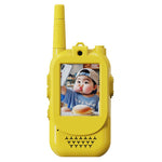 Video Walkie Talkie for Kids, 2-Pack, Real-Time Video Communication, Long Range 150-500m, Auto-Pairing, Voice Effects
