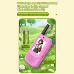 D3 1Pair 2.0 Inch Screen Kids Video Intercom Power-On Auto Pair Walkie Talkie with Voice Changing Function