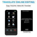 T13 2,8-tommers smarttranslator med 138 sprog, Wi-Fi, fotooptagelse, stemmeoversættelse, offlineoversættelse, 1 GB RAM, 8 GB lagerplads og ChatGPT
