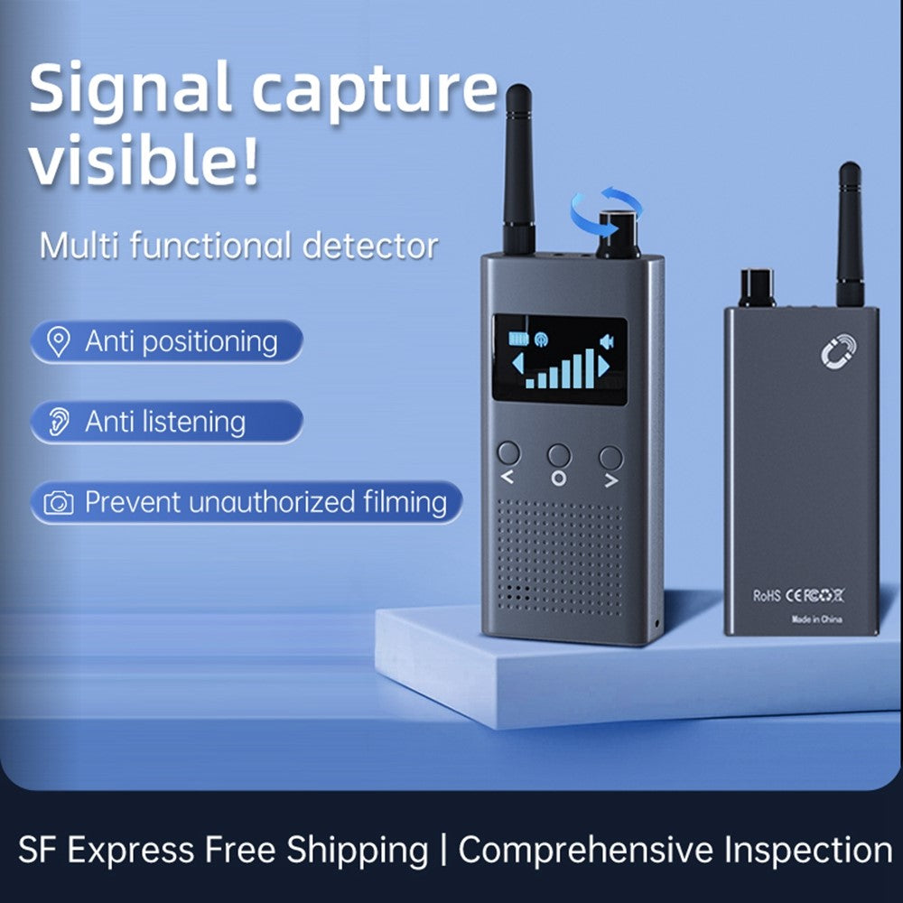 T19 Multi-Functional Wireless WiFi Camera Detector Home Mini Display Detector with IR Spectrum GPS Detection