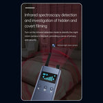 T19 Multi-Functional Wireless WiFi Camera Detector Home Mini Display Detector with IR Spectrum GPS Detection