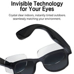 G2 8MP AI Smart Photo Glasses Anti-Shake First-Person View Glasses with Translation Video Recording Interchangeable Lens