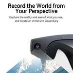 G2 8MP AI Smart Photo Glasses Anti-Shake First-Person View Glasses with Translation Video Recording Interchangeable Lens