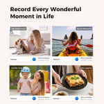 M02ULTRA IP54 Waterproof 8MP AI Smart Glasses with Charging Case 4K Shooting Translation Glasses with Interchangeable Lenses
