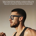 M02ULTRA IP54 Waterproof 8MP AI Smart Glasses with Charging Case 4K Shooting Translation Glasses with Interchangeable Lenses