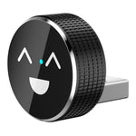 M49 2-i-1 Ai Box Smil-mønster Trådløs Biladapter til Car Play / Android Auto Kablet til Trådløs Konverter