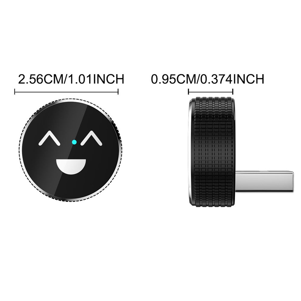 M49 2-i-1 Ai Box Smil-mønster Trådløs Biladapter til Car Play / Android Auto Kablet til Trådløs Konverter
