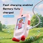 LK-028 1 Pair 2.0 Inch HD Screen Video Intercom Walkie Talkie for Kids Clip On 2.4G Wireless Communication Device