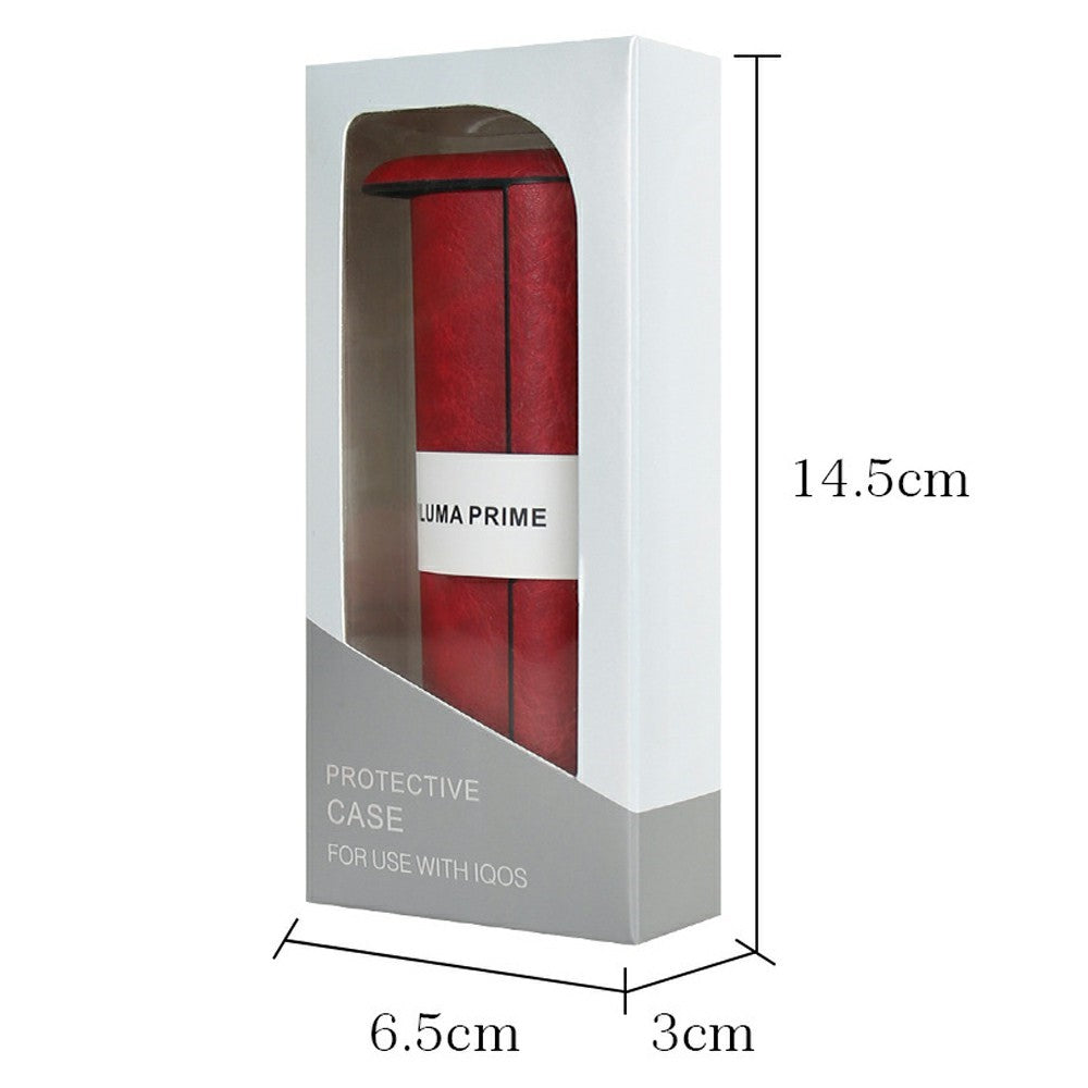 For IQOS ILUMA Prime  /  ILUMA I Prime Protective Case PU Leather PC Anti-Drop Cover