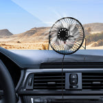 6 Inch Solar Powered Fan 360 Degree Rotatable Exhaust Fan with 8W Waterproof Solar Panel for Outdoor Camping