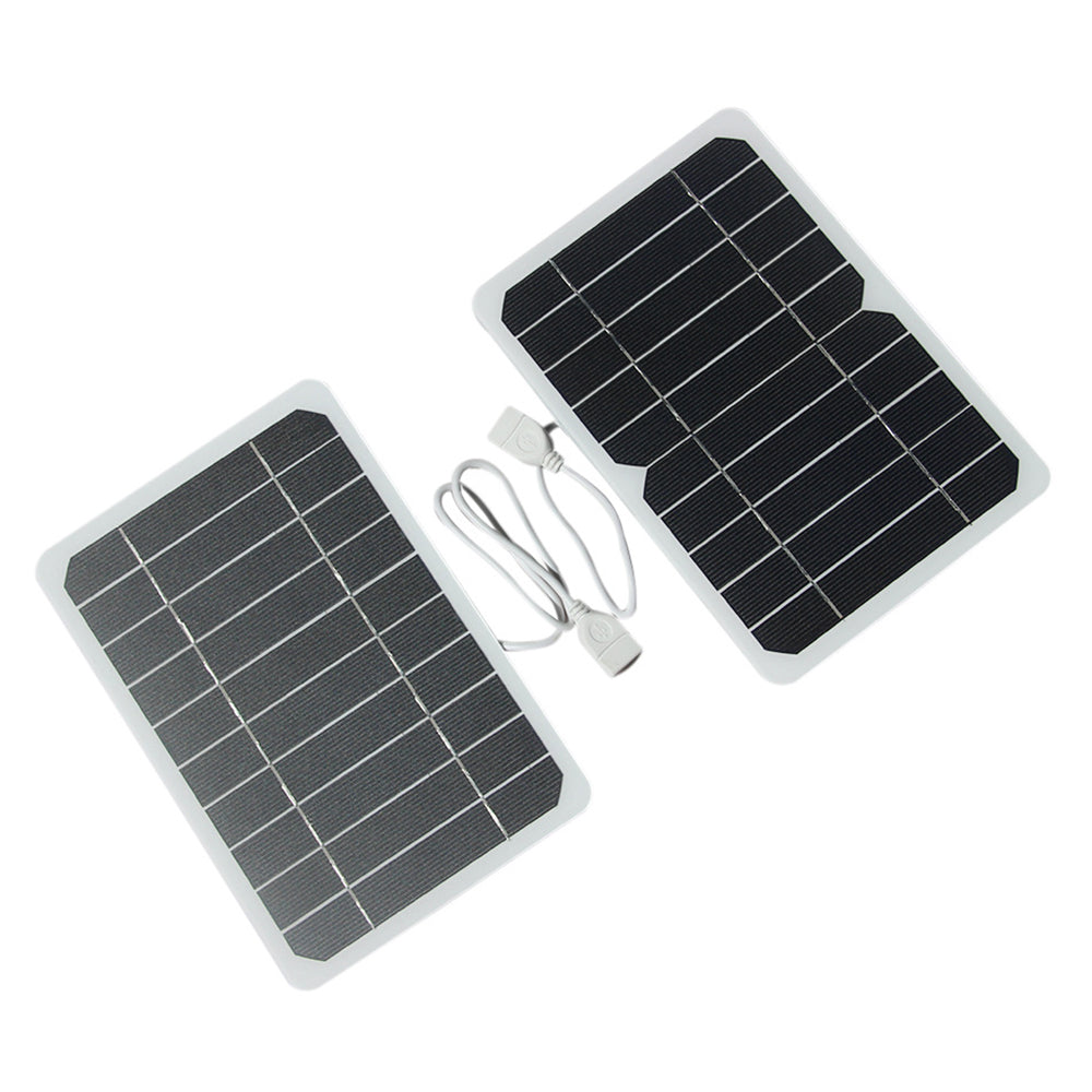 5W solcelledrevet panel med luftpumpe opladningspanel til udendørs fiskeri/akvariebeluftning