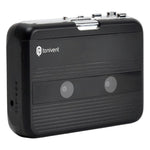 TONIVENT TON007B Cassette Player Bluetooth-compatible FM Radio Mini Portable Tape Player with 3.5mm Headphone Jack