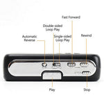 TONIVENT TON007B Cassette Player Bluetooth-compatible FM Radio Mini Portable Tape Player with 3.5mm Headphone Jack