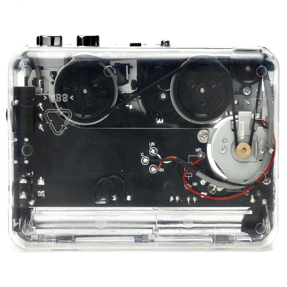 TON010 Portable Cassette Player Tape to MP3 Audio Converter with 3.5mm Headphone Jack