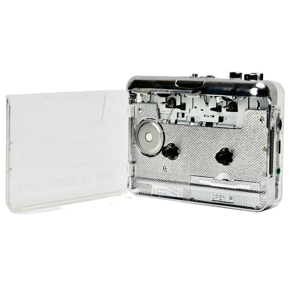 TON010 Portable Cassette Player Tape to MP3 Audio Converter with 3.5mm Headphone Jack