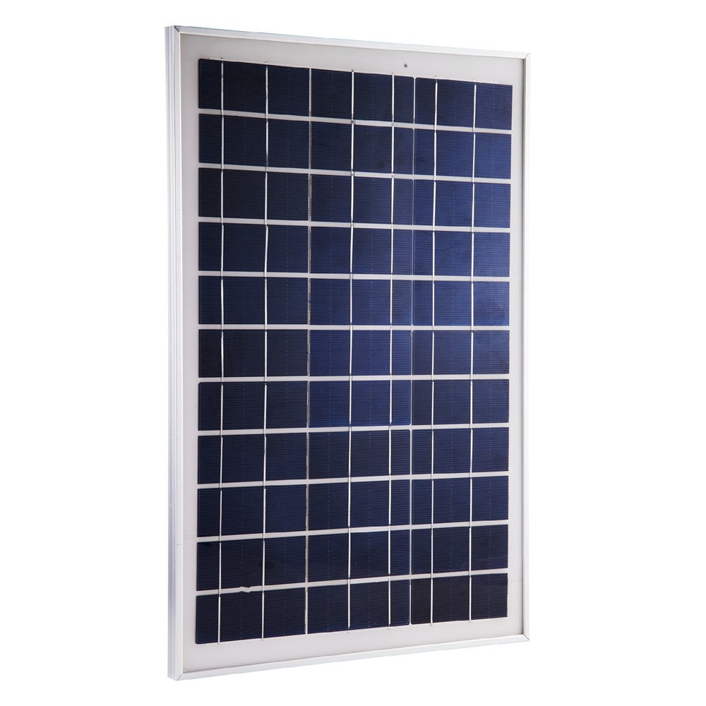 LK325-255+60A(CON10BL) 2 stk. solpanelkit 30W monokrystallinsk silicium soloplader med 60A controller, aluminiumslegeringsramme