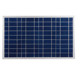 LK325-255+60A(CON10BL) 2 stk. solpanelkit 30W monokrystallinsk silicium soloplader med 60A controller, aluminiumslegeringsramme