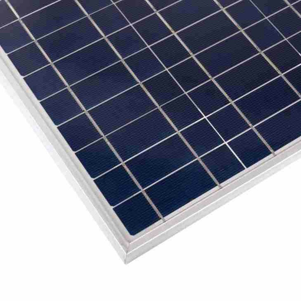 LK325-255+60A(CON10BL) 2 stk. solpanelkit 30W monokrystallinsk silicium soloplader med 60A controller, aluminiumslegeringsramme