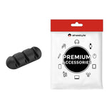 AHASTYLE WE31 Cable Organizer Clip 3 Slot Silicone Adhesive Cable Management For Desk Car Office Wire Holder