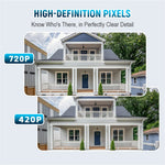 WF01D-013D 720P HD Smart Video Doorbell PIR Motion Detection Tuya APP Wireless Doorbell Camera