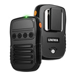 UNIWA BM008 Wireless Handheld Intercom PTT Microphone Bluetooth-Compatible 3W Speaker Walkie Talkie