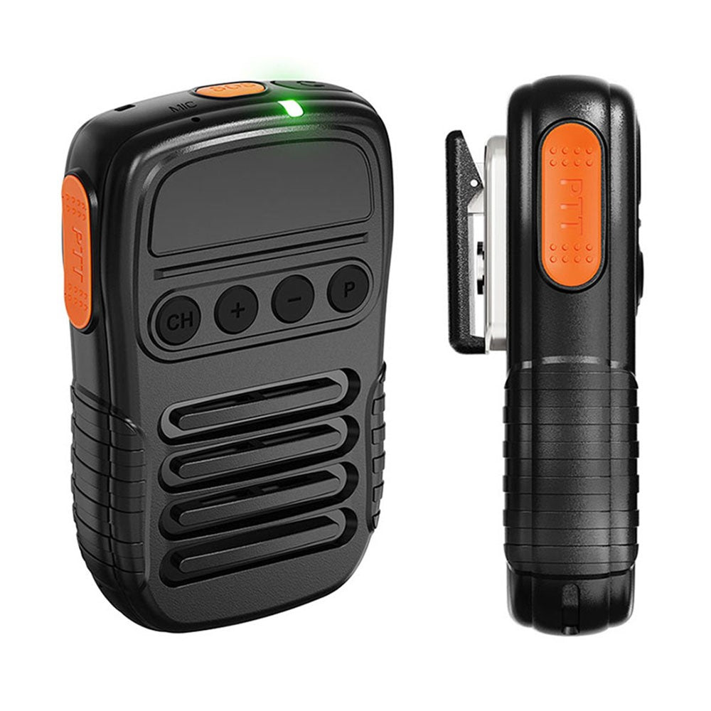 UNIWA BM008 Wireless Handheld Intercom PTT Microphone Bluetooth-Compatible 3W Speaker Walkie Talkie