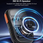 UNIWA BM008 Wireless Handheld Intercom PTT Microphone Bluetooth-Compatible 3W Speaker Walkie Talkie