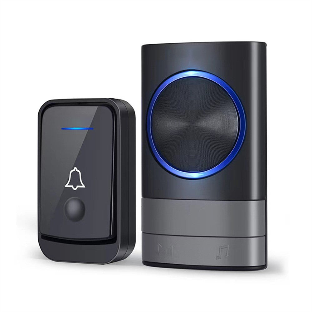 N189 52 Melodies Waterproof 200M Range Wireless Digital Music Doorbell, 1 Transmitter + 1 Receiver