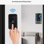 N189 52 Melodies Waterproof 200M Range Wireless Digital Music Doorbell, 1 Transmitter + 1 Receiver
