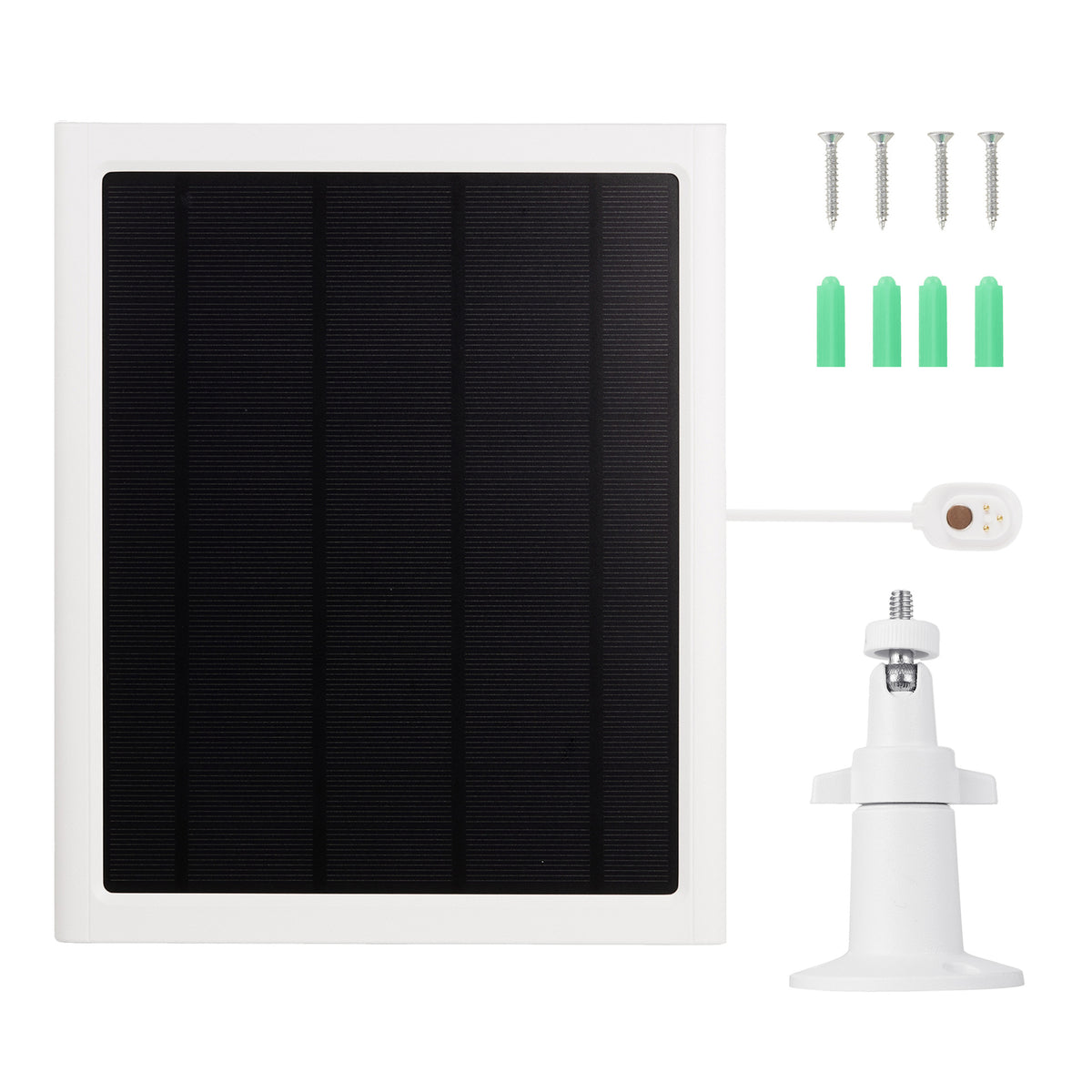 CSP8W-DC 8W 5V Solar Charging Panel for Security Camera Doorbell Weatherproof Outdoor Power Supply