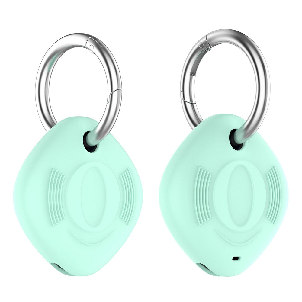 Silicone Anti-lost Protective Case Cover with Buckle for Samsung Galaxy SmartTag Bluetooth-compatible Locator