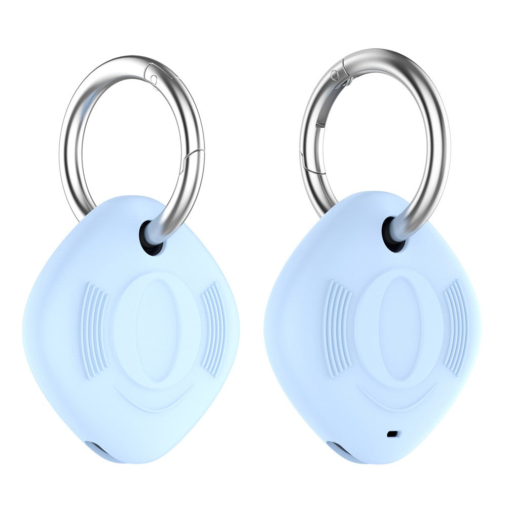 Silicone Anti-lost Protective Case Cover with Buckle for Samsung Galaxy SmartTag Bluetooth-compatible Locator