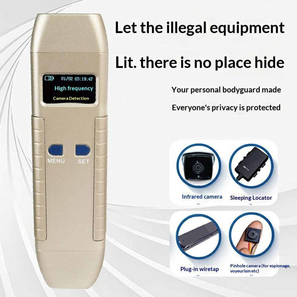 DS616 Multi-function Signal Detector Camera Finder GPS Scanner RF Bug Sweeper with OLED Display