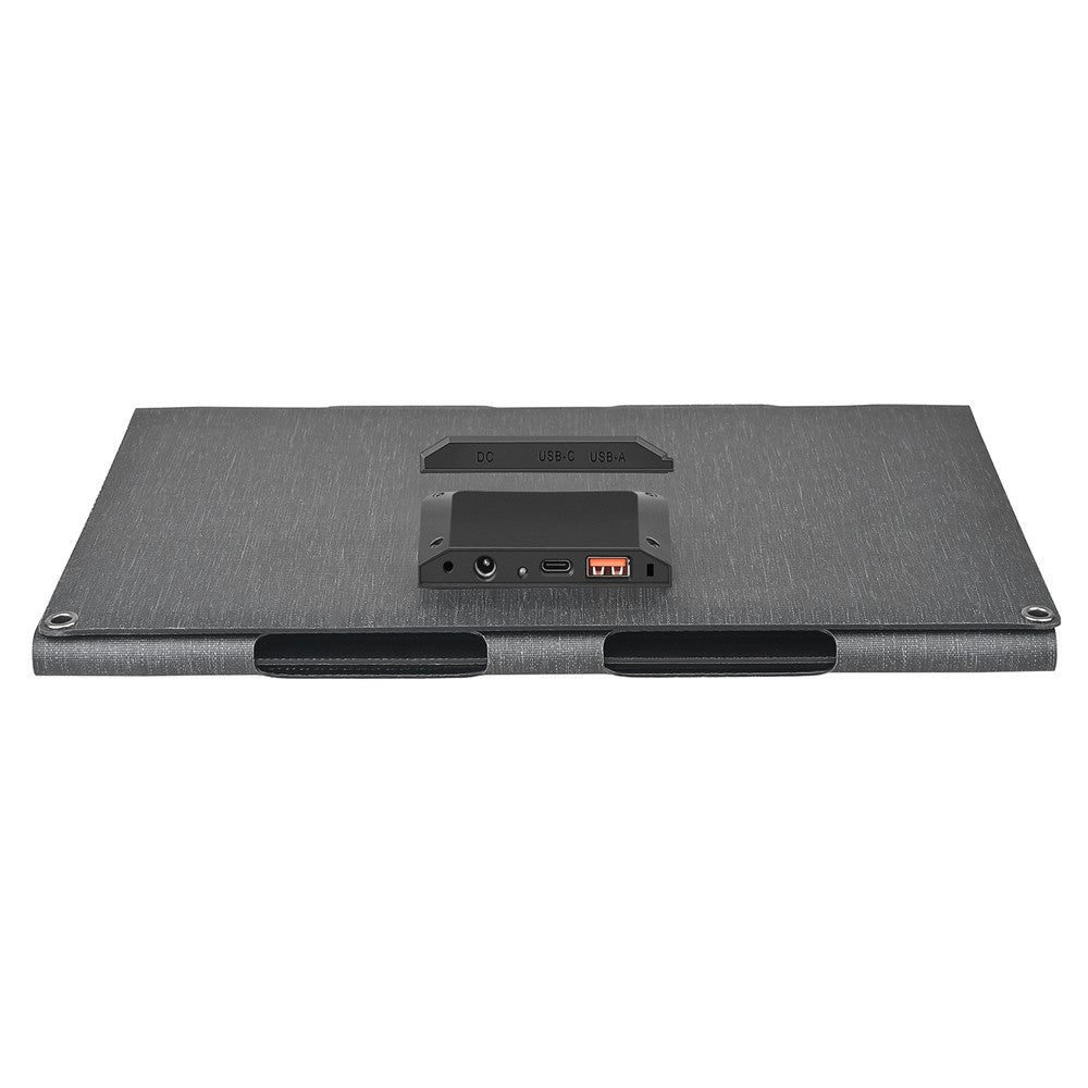 DE-40 40W Solar Charger with Type-C  /  USB  /  DC Ports IP65 Waterproof Foldable Monocrystalline Solar Panel