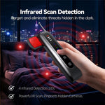T07 Multi-Function Infrared Detector Hidden Camera Tracker WiFi Signal Detector Anti-Spy Bug Finder for Hotel Privacy Protection