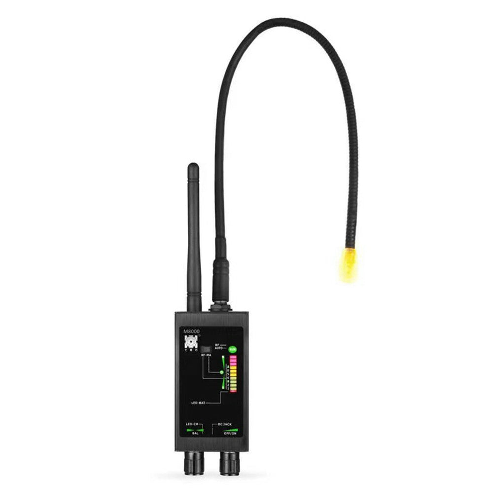 M8000 Signal Detector Anti Spy Camera GPS Tracker Wireless Signal Detector for Hotel Office Car