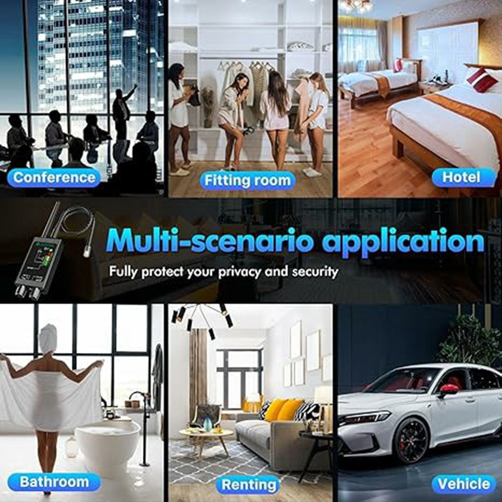 M8000 Signal Detector Anti Spy Camera GPS Tracker Wireless Signal Detector for Hotel Office Car