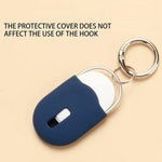 For Xiaomi Tag Silicone Protective Case Shockproof Tracker Cover with Hanging Buckle
