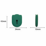 For Xiaomi Tag Silicone Protective Case Shockproof Tracker Cover with Hanging Buckle