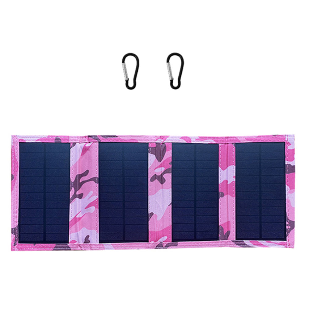 20W 4 Folds Portable Solar Panel Charger Pack IP65 Waterproof Foldable Outdoor Emergency Power Bank