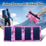 20W 4 Folds Portable Solar Panel Charger Pack IP65 Waterproof Foldable Outdoor Emergency Power Bank