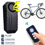SF22R 113dB Wireless Remote Control Vibration Alarm Anti-Theft Device for Bicycle Motorcycle Electric Scooter