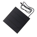 3W Solar Panel Charger Type-C Outdoor Security Camera Monocrystalline Silicon Charging Board for Surveillance