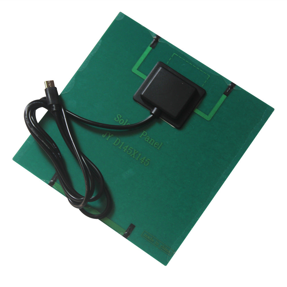 3W Solar Panel Charger Type-C Outdoor Security Camera Monocrystalline Silicon Charging Board for Surveillance