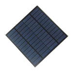 3W Solar Panel Charger Type-C Outdoor Security Camera Monocrystalline Silicon Charging Board for Surveillance