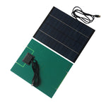 6W Solar Panel Charger Type-C Port 12V Polycrystalline Silicon Solar Charging Board for Security Camera